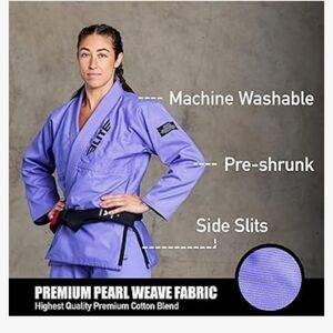Womens Elite Size F4 Jiu-jitsu Gi Lavendar